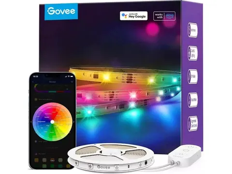 Govee RGBIC Basic Wi-Fi + Bluetooth LED Strip Lights (5 Meter)