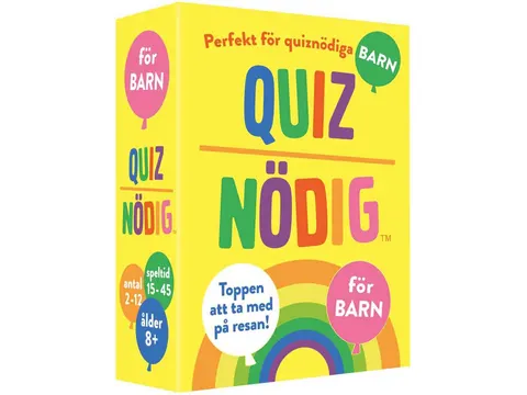 Sällskapsspel - QuizNödig - För barn(SE)